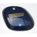 KRYT SCHRÁNKY LEVÝ - MODRÁ ŠVESTKOVÁ - JAWA 300CL + MODEL 42 - DROBNÝ DEFEKT NA LAKU OD PŘEPRAVY